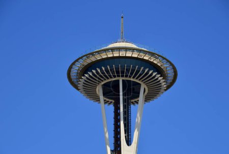 Photo for Modern Tower Space Needle in Saettle, Washington - Royalty Free Image