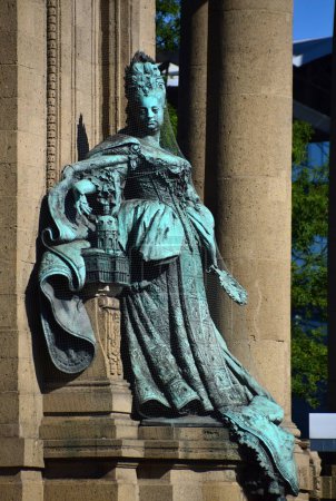 Foto de Puerta histórica en el barrio Charlottenburg en Berlín, la capital de Alemania - Imagen libre de derechos