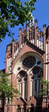 Foto de Iglesia Historicasl en el barrio Wilmersdorf en Berlín, la capital de Alemania - Imagen libre de derechos