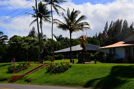 Street Scene in the Town Hawi on Big Island, Hawaii