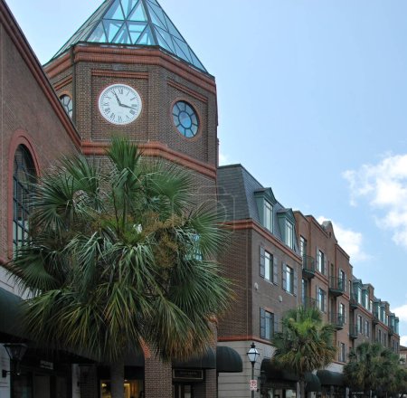 Foto de Edificios históricos en el casco antiguo de Charleston, Carolina del Sur - Imagen libre de derechos