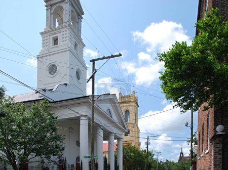 Foto de Iglesia histórica en el casco antiguo de Charleston, Carolina del Sur - Imagen libre de derechos