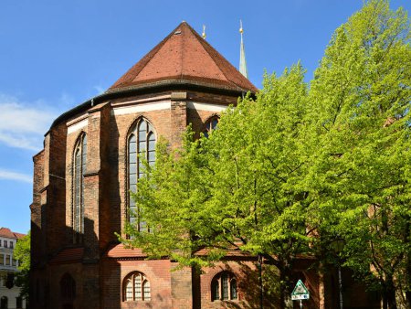 Historische Kirche im Stadtteil Mitte in Berlin, der Hauptstadt Deutschlands