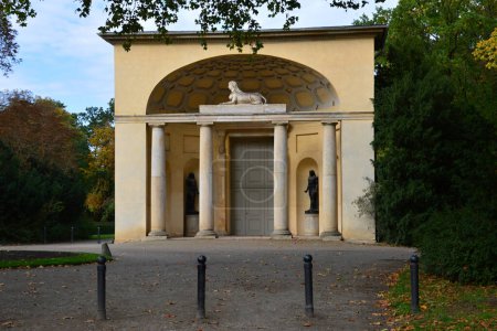 Templo en el Parque Neuer Garten en Potsdam, la capital de Brandeburgo