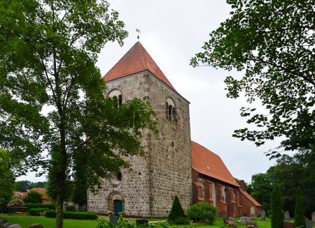 Historical Church in the Village Kirchwahlingen, Lower Saxony