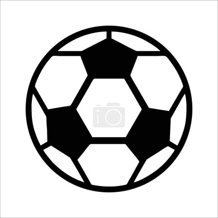 Illustration for Soccer ball design for laser cutting - Royalty Free Image