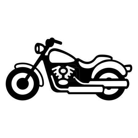 Illustration for Motorcycle design for lasercut - Royalty Free Image