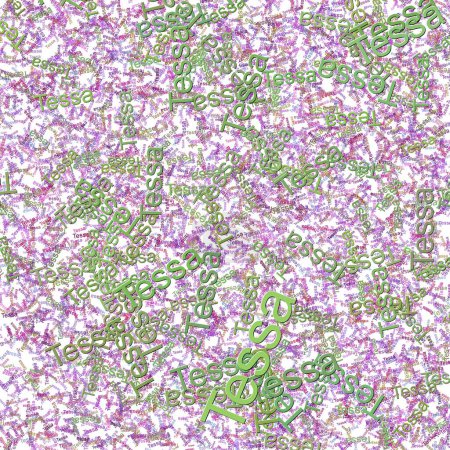 Téléchargez les photos : Mots confettis Tessa HeliotropeMedium Purple - en image libre de droit