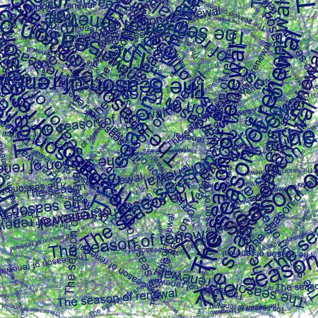 Téléchargez les photos : Confettis mots La saison du renouvellement LimaApple - en image libre de droit