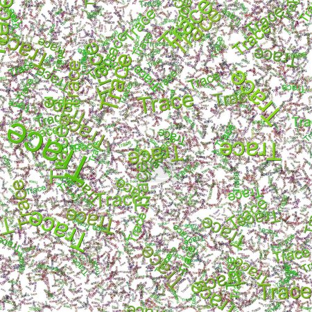 Téléchargez les photos : Mots confettis Trace ClaretForest Green - en image libre de droit