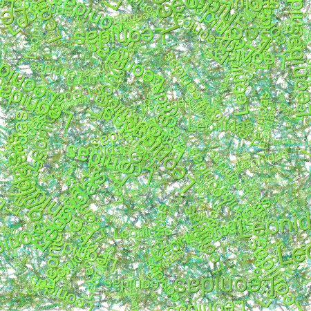 Foto de Confetti palabras Leonidas brillante Montaña Pradera Bosque Verde - Imagen libre de derechos