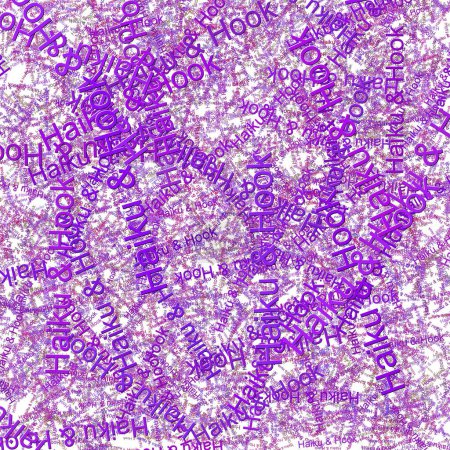 Téléchargez les photos : Mots confettis Crochet Haiku VioletViolet Coeur électrique - en image libre de droit