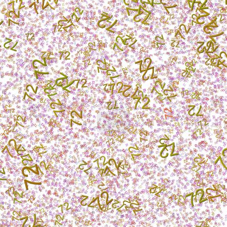 Photo for Confetti words 72 bright HeliotropeLavender - Royalty Free Image