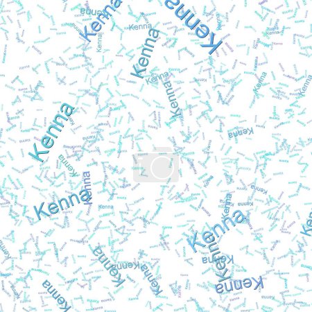 Téléchargez les photos : Confettis mots Kenna sombre MalibuLumineux Turquoise - en image libre de droit
