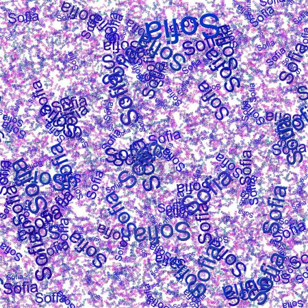 Téléchargez les photos : Confettis Sofia Electric VioletPersian Blue - en image libre de droit
