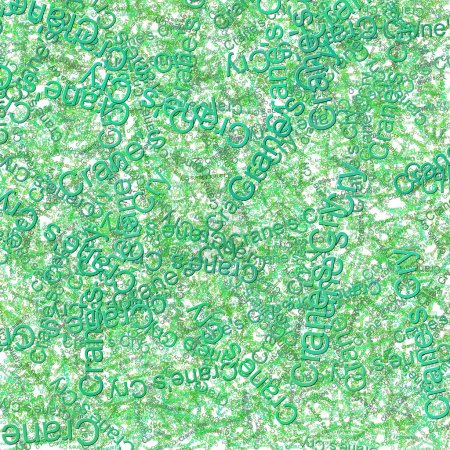 Téléchargez les photos : Mots confettis Grues Cry MalachiteApple - en image libre de droit