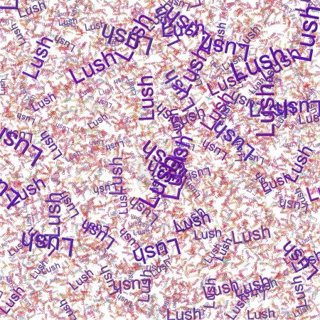 Foto de Confetti palabras exuberante violeta rojoThunderbird - Imagen libre de derechos