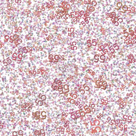 Téléchargez les photos : Mots confettis 55 rouge vif VioletRazzmatazz - en image libre de droit