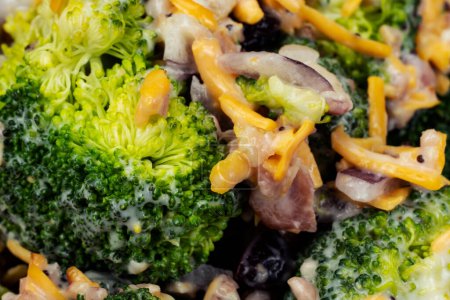 Photo for Fresh and tasty Broccoli Salad for healthy eating. - Royalty Free Image