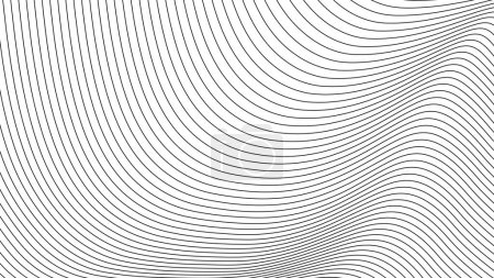 Illustration for Abstract gray pattern of lines vector background - Royalty Free Image