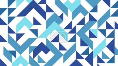 Ilustración de Diseño geométrico azul moderno vector de fondo - Imagen libre de derechos