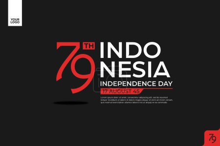 79th Indonesia Independence Day Logotype.