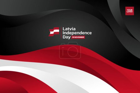 Lettland Flagge Hintergrund, 18. November Lettland Unabhängigkeitstag.