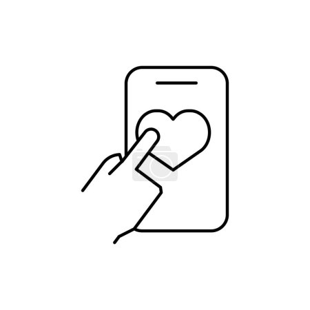 Ilustración de Como icono de contorno delgado para el sitio web o la aplicación móvil - Imagen libre de derechos
