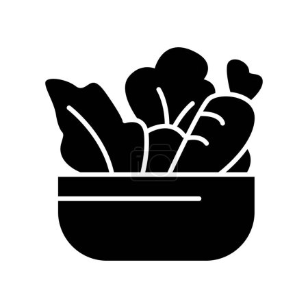 Ilustración de Fibra dietética sólido icono vector diseño bueno para el sitio web o aplicación móvil - Imagen libre de derechos