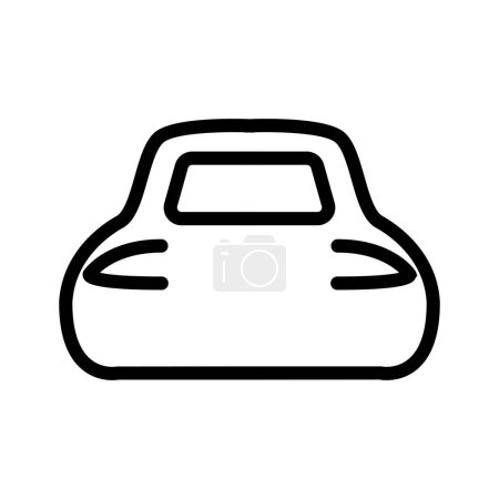 Téléchargez les illustrations : Icône de contour de voiture électrique pixel design vectoriel parfait bon pour le site Web et l'application mobile - en licence libre de droit