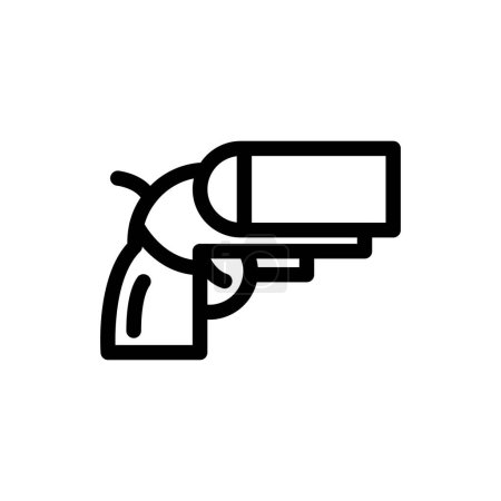 flare gun outline icon pixel perfect vector design good for website and mobile app