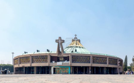 A Basilica of Santa Maria de Guadalupe, Catholic Church, pilgrimage site, CDMX, Mexico