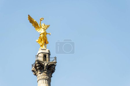 Engel der Unabhängigkeit, Denkmal des Unabhängigkeitskrieges in Mexiko, mit Platz für Text