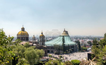 A Basilica of Santa Maria de Guadalupe, Catholic Church, pilgrimage site, CDMX, Mexico