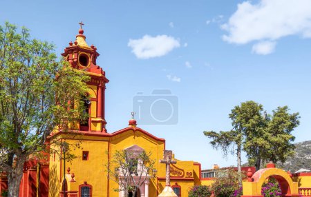 A Parish of Villa de San Sebastian in Bernal, Queretaro, Mexico