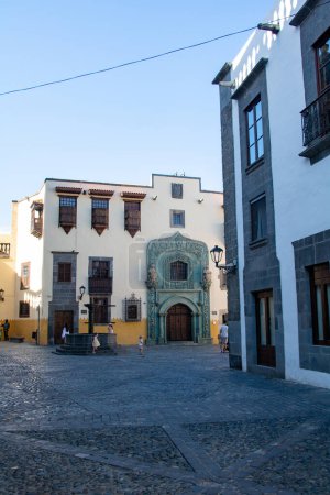 Foto de Columbus House (Casa de Colón), en la ciudad de Las Palmas de Gran Canaria, Islas Canarias, España - Imagen libre de derechos