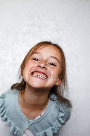 Photo for Loss of a baby tooth. a child's smile is close. - Royalty Free Image