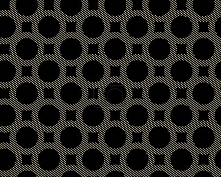 Photo for Abstract Dot Pattern. Seamless pattern. Monochrome. Backdrop. Web. illustration. Vintage geometric texture with repeated dots of different sizes. - Royalty Free Image