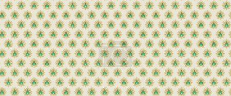 Téléchargez les photos : Small tulips motif pattern illuminating yellow royal blue background. Ultimate light gray simple geometric exquisite fine allover textile print. Retro flower chinoiserie ladies dress fabric design - en image libre de droit