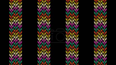 Téléchargez les photos : African Ikat paisley brodery.geometric motif oriental sans couture traditional.Aztec illustration abstraite de style. design pour la texture, tissu, vêtements, emballage, décoration, style carpet.boho - en image libre de droit