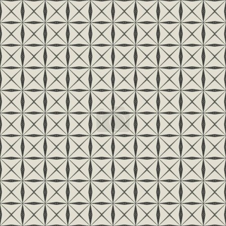 Photo for Ikkat or ikat stripe batik textile seamless pattern digital vector design for Print saree Kurti Borneo Fabric border brush symbols swatches cotton - Royalty Free Image