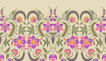 Photo for Beautiful hand drawn floral element - Royalty Free Image