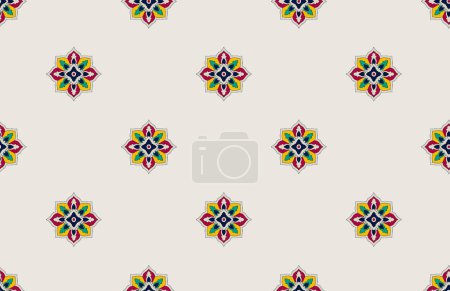 Photo for Turkish seamless pattern with luxury floral ornament. Traditional Arabic, Indian motifs. Great for fabric and textile, wallpaper, packaging or any desired idea. - Royalty Free Image