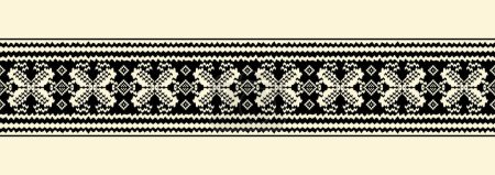 Téléchargez les photos : African Ikat paisley brodery.geometric motif sans couture ethnique oriental traditional.Aztec style abstrait illustration.design pour la texture, tissu, vêtements, emballage, décoration, style carpet.boho - en image libre de droit