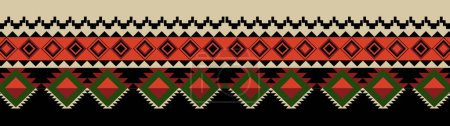 Téléchargez les photos : Broderie tricotée colorée.motif ethnique oriental géométrique fond traditionnel.Illustration abstraite de style aztèque. conception pour la texture, tissu, vêtements, emballage, tapis, et le style decoration.boho. - en image libre de droit