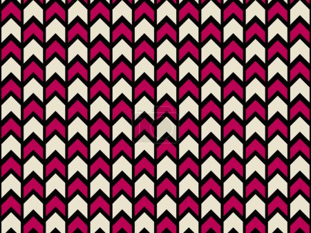 Nahtlose vertikale Pfeile mit Streifen. Ikat Paisley Stickerei auf grauem Hintergrund. Geometrische ethnische orientalische nahtlose Muster traditional.Aztec Stil abstrakte Illustration.