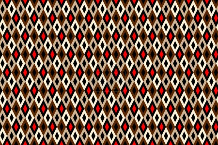 70s Retro Geometric Seamless Pattern. 70s Retro Seamless Pattern in Orange, Brown, Pink and Beige. 60s and 70s Retro style and Aesthetic.