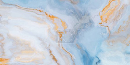 Blue transparent onyx with gold inclusions. A gemstone showcasing serene azure translucency, ideal for creating sophisticated interior accents. Its natural patterns elevate countertops and architectural features, adding a bespoke touch to spaces with