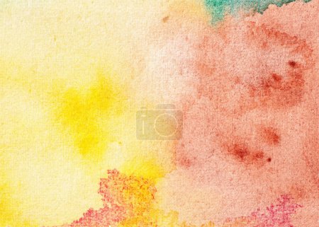 Handmade Watercolor Texture Background Vector, Colorful handmade Abstract Background