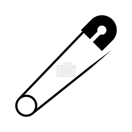 Ilustración de Icono de pin de seguridad vector ilustración logo deisgn - Imagen libre de derechos
